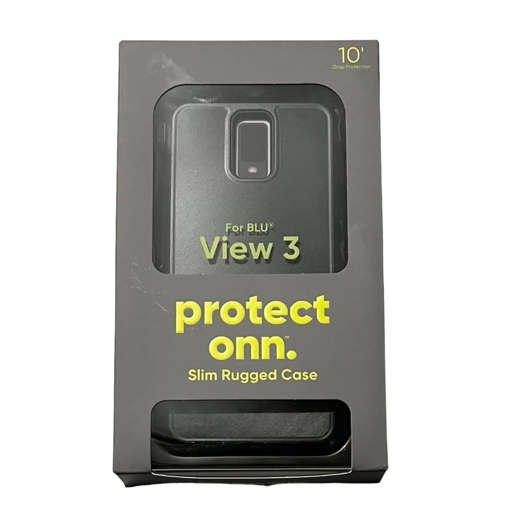 BLU View 3 Protect Onn Slim Rugged Phone Case New In Box - Picture 1 of 2